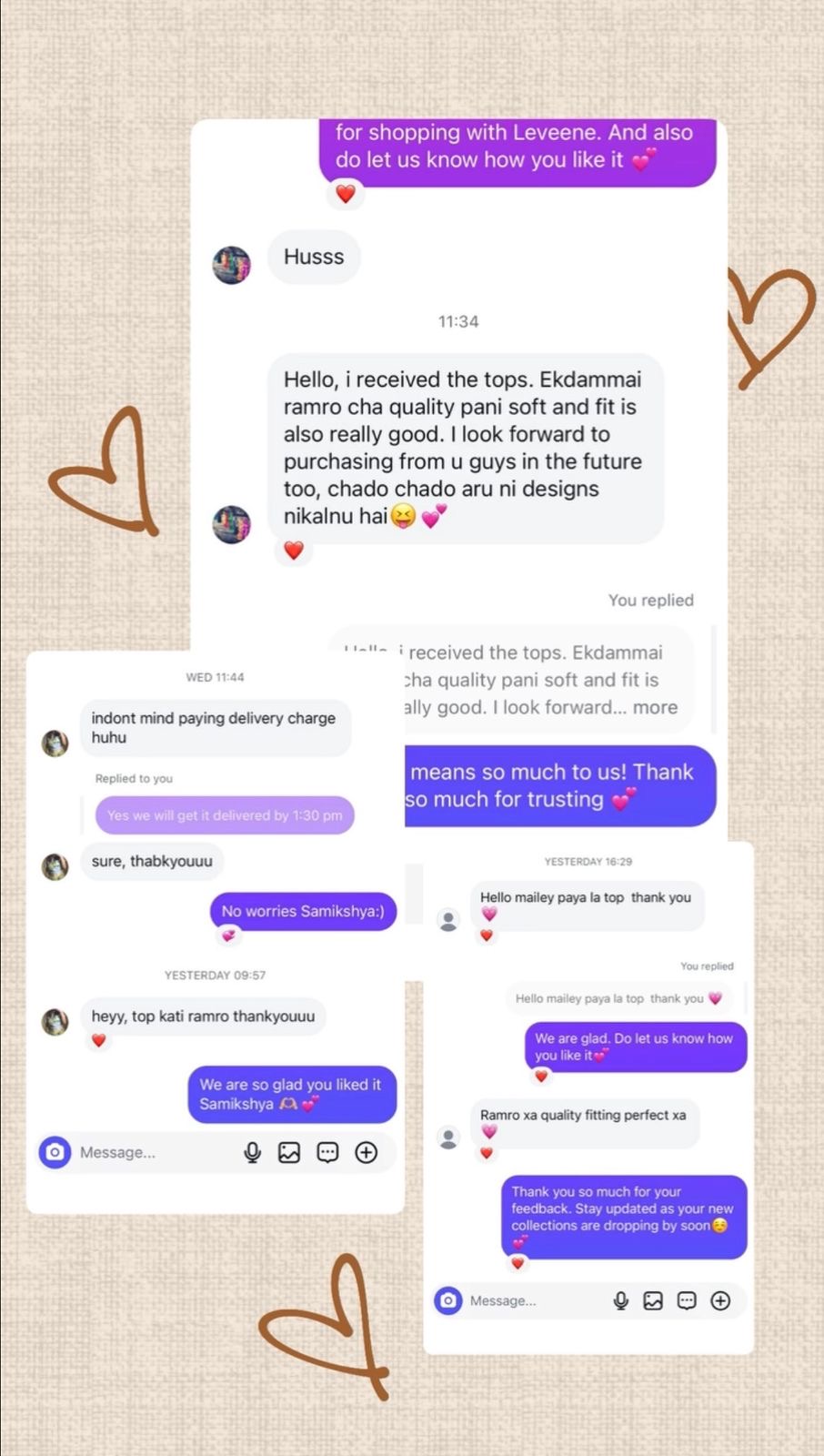 Customer review chat 12