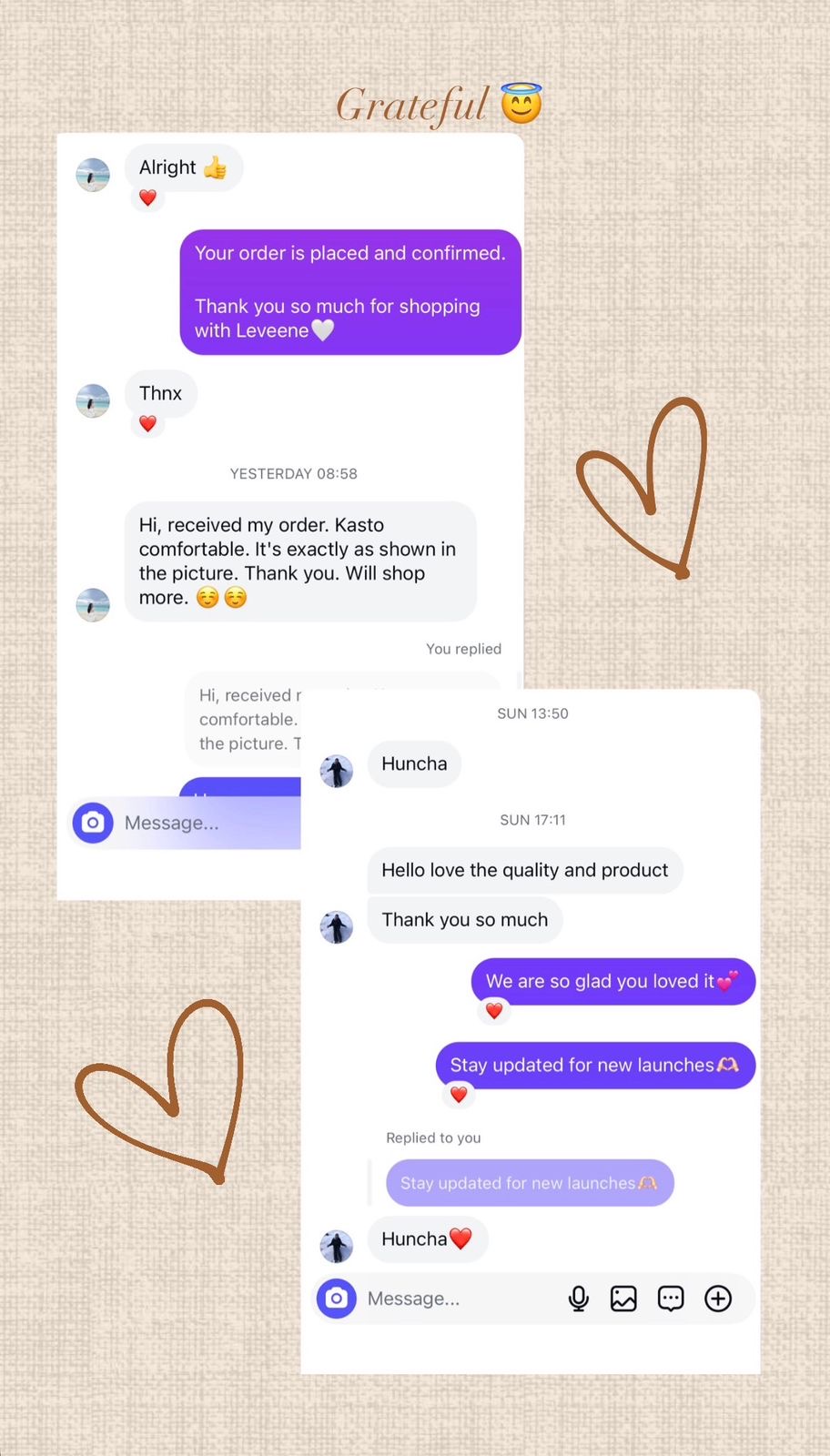 Customer review chat 13