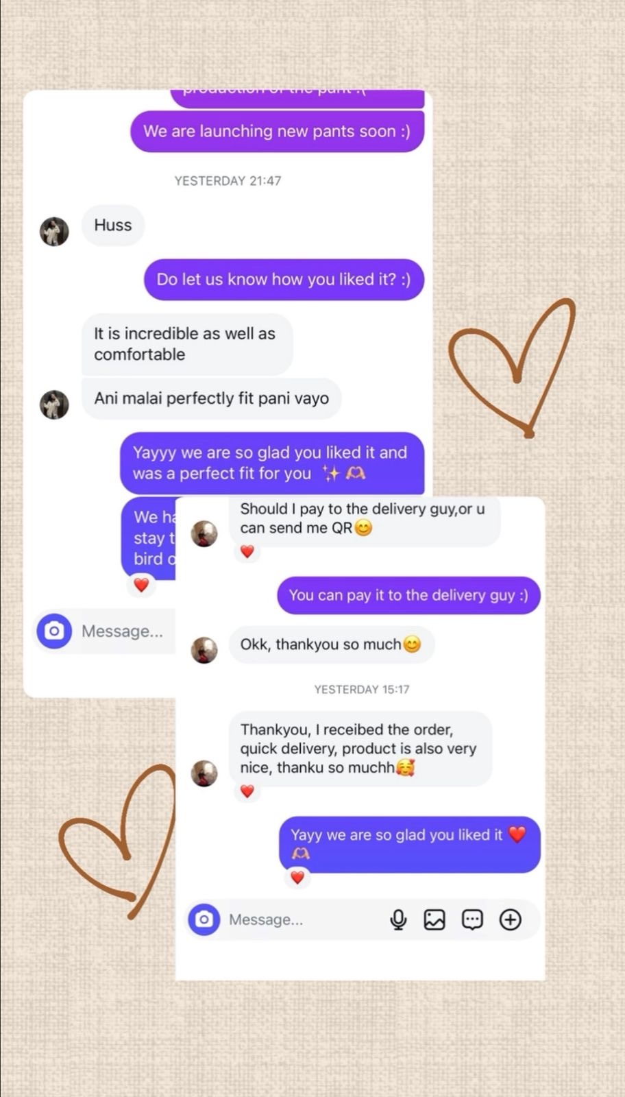 Customer review chat 8