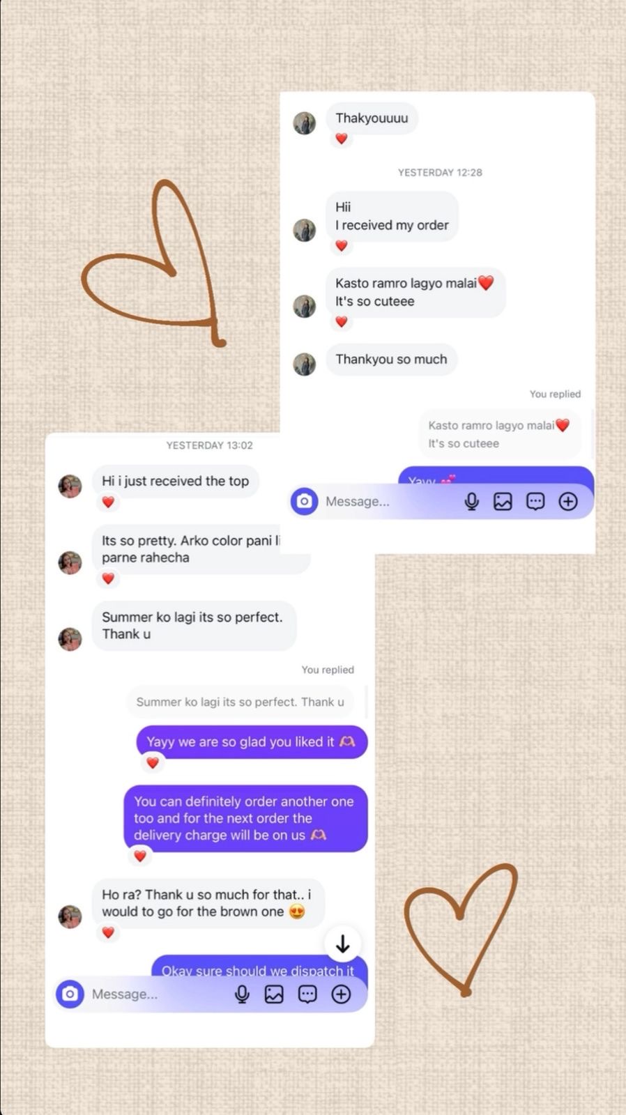 Customer review chat 9